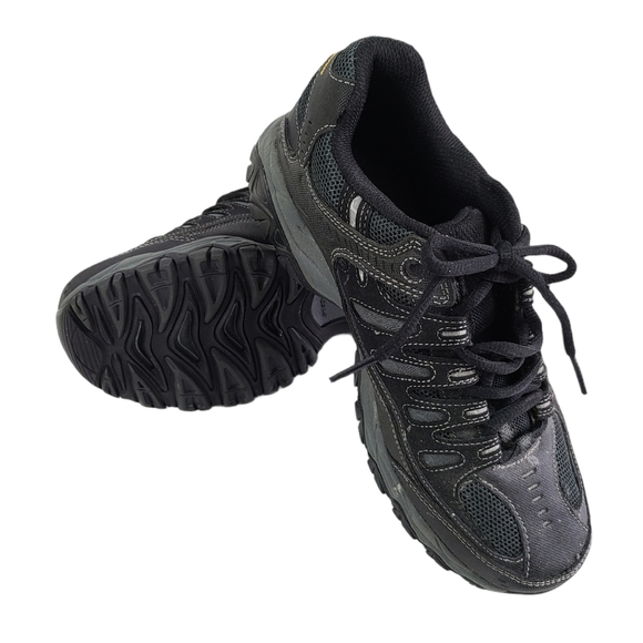 Skechers Afterburn Memory Fit Sneaker Black - Picture 1 of 8